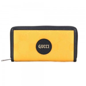 グッチコピー Gucci ジップアラウンドウォレット イエロー GGナイロン 長財布 625576 H9HAN 9056