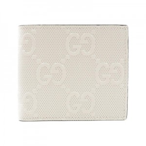 グッチコピー GUCCI GG柄 二つ折り財布 GGエンボス コインウォレット 二つ折り財布 レザー ホワイト メンズ 625555 1W3AN 9022