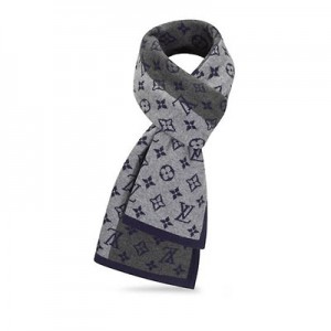 ルイヴィトンマフラー LOUIS VUITTON エシャルプ・モノグラムデバイド M70919