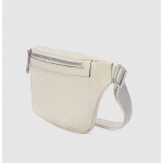 グッチ GUCCI ブラックレザー GGエンボス ベルトバッグ 658582 1W3CN 9022