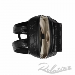 GUCCI GGエンボス バックパック リュックサック レザー ブラック 658579 1W3BN 1000