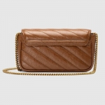 グッチ GUCCI キルティング スーパーミニバッグ ブラウン 476433 0OLFT 2535