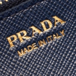 プラダ PRADA 長財布 SAFFIANO METAL ブリエッタブルー 1MH132 QWA F0016 メンズ