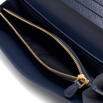 プラダ PRADA 長財布 SAFFIANO METAL ブリエッタブルー 1MH132 QWA F0016 メンズ