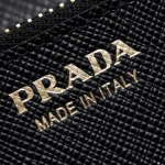 プラダ PRADA 長財布 SAFFIANO TRIANG 三角ロゴプレート ブラック 1MH132 QHH F0002 メンズ