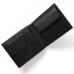 プラダ PRADA 二つ折り財布 SAFFIANO TRIANG ブラック 2MO738 QHH F0002 メンズ