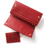 プラダ PRADA 長財布 SAFFIANO TRIANG 三角ロゴプレート フォーコレッド 1MH132 QHH F068Z レディース