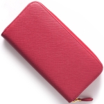 プラダ PRADA 長財布 SAFFIANO METAL ペオニアピンク 1ML506 QWA F0505 レディース
