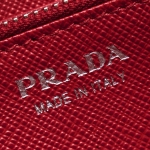 プラダ PRADA 長財布 SAFFIANO TRIANG 三角ロゴプレート フォーコレッド 1ML506 QHH F068Z レディース