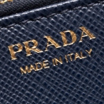 プラダ PRADA 長財布 SAFFIANO TRIANG 三角ロゴプレート ブリエッタブルー 1ML506 QHH F0016 レディース
