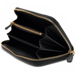 プラダ PRADA 長財布 SAFFIANO METAL ブラック 1ML506 QWA F0002 レディース