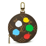 ルイヴィトン モノグラム オンザゴーPM LV×YK 草間彌生 ドット 2way ショルダー トートバッグ 小銭入れ コインパース M46380
