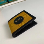 グッチ コインウォレット 二つ折り財布 ナイロン レザー 625573 H9HAN 7960