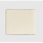 グッチ GUCCI GG柄 二つ折り財布 GGエンボス コインウォレット 二つ折り財布 レザー ホワイト メンズ 625555 1W3AN 9022