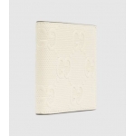 グッチ GUCCI GG柄 二つ折り財布 GGエンボス コインウォレット 二つ折り財布 レザー ホワイト メンズ 625555 1W3AN 9022