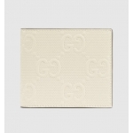グッチ GUCCI GG柄 二つ折り財布 GGエンボス コインウォレット 二つ折り財布 レザー ホワイト メンズ 625555 1W3AN 9022