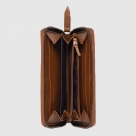 グッチ GG Marmont ダブルGロングウォレット 長財布 ブラウン 443123 0OLFT 2535