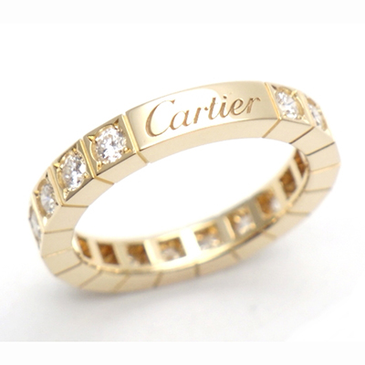 カルティエ  Cartier　ラニエールリング　オールダイヤ　K18YG　ダイヤモンド B4045149