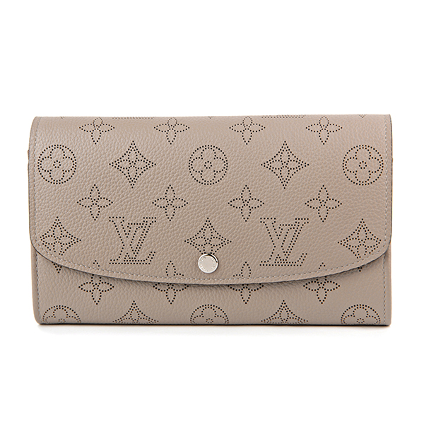 ルイヴィトン長財布 Louis Vuitton マヒナ レディース グレージュ系 M60144