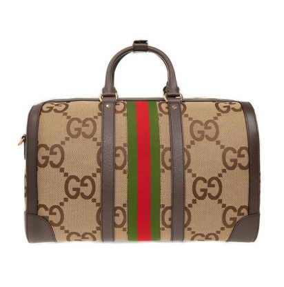 グッチ ブラウン Beige トラベルバッグ メンズ  724642 UKMKG 8396