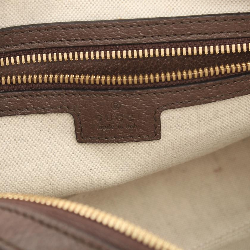 グッチ GUCCI ジャンボGG ショルダーバッグ キャンバス レザー ベージュ ダークブラウン マルチカラー 675891 UKMDG 2570
