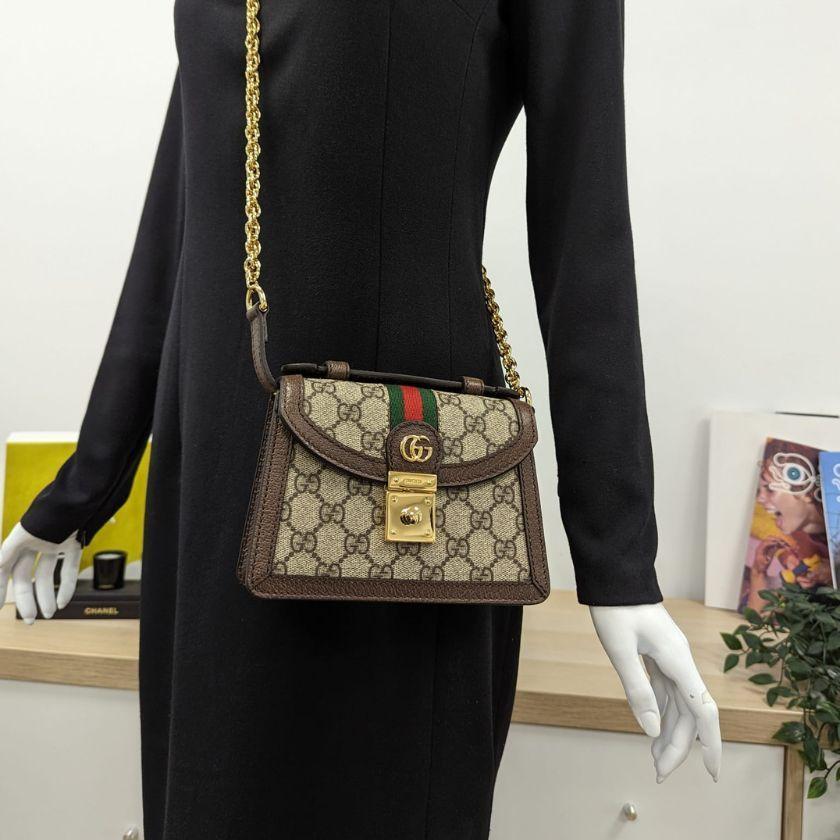 グッチ GUCCI オフィディア GG ミニ 2way ショルダー ハンドバッグ 斜め掛け GGキャンバス 696180 96IWG 8745