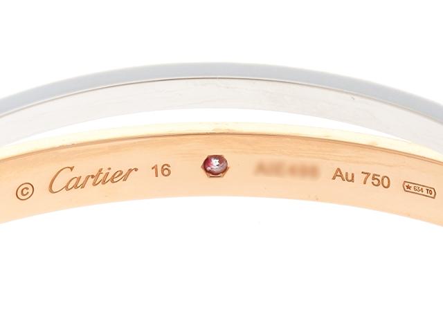 カルティエ LOVE ブレスレット、パヴェダイヤモンド　LOVE BRACELET, DIAMOND-PAVED　PG/WG/ダイヤモンド N6039216