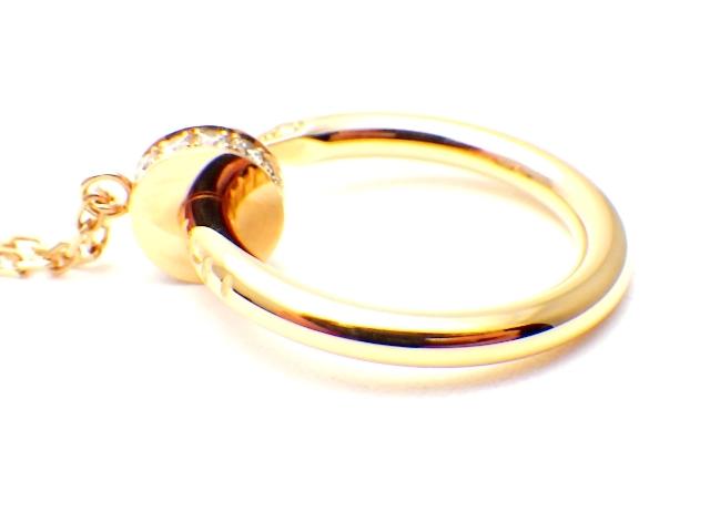 カルティエネックレス Cartier ジュスト アン クル ピンクゴールド　ダイヤモンド　B7224513