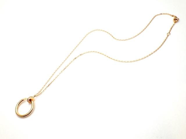 カルティエネックレス Cartier ジュスト アン クル ピンクゴールド　ダイヤモンド　B7224513