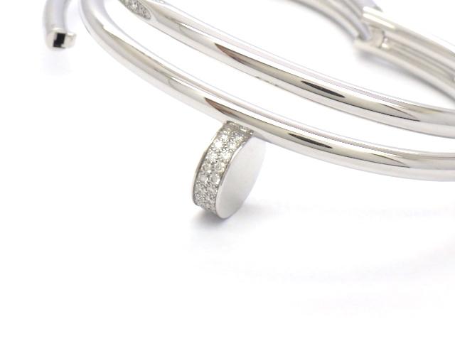 カルティエブレスレット　ジュストアンクル　K18WG（ホワイトゴールド）　750　ダイヤモンド　0.51ct　62個　N6708517