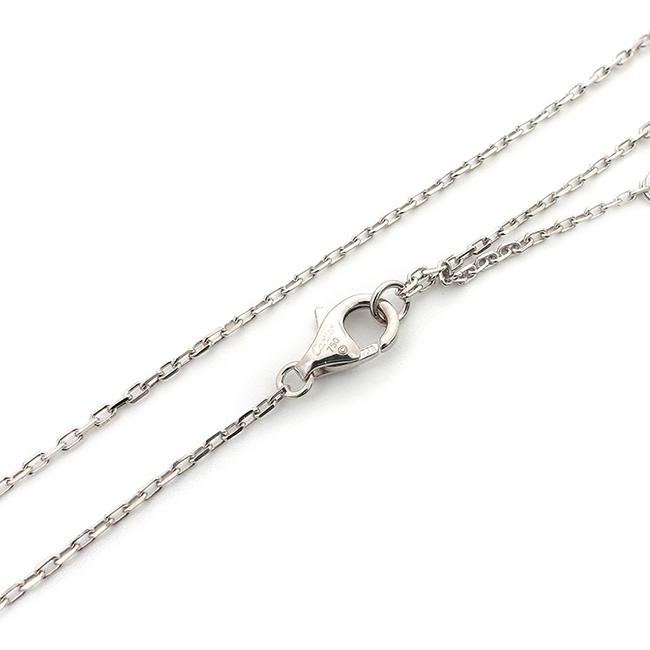 カルティエジュエリー ディアマン レジェ ドゥ カルティエ SM 1Pダイヤ ネックレス 0.09ct K18WG 750WG ホワイトゴールド レディース  B20231209