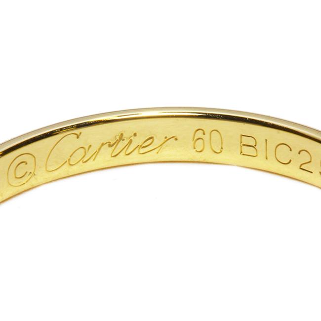 カルティエ K18YG クラシックウェディングリング 1895ウェディングリング 幅2.5ミリ 指輪 リング メンズリング B4002378
