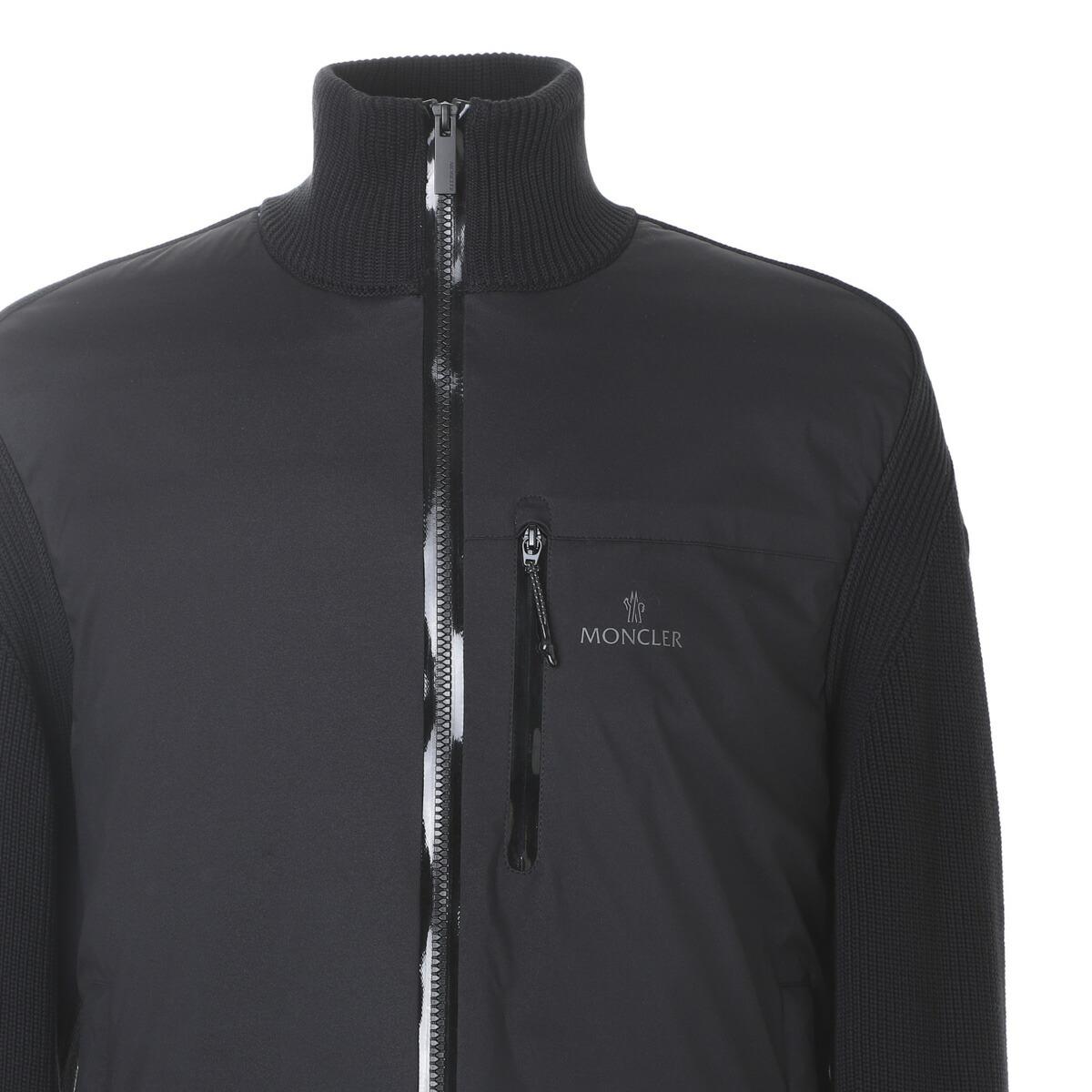 モンクレール MONCLER ジップアップ カーディガン ブラック 9b00006 m1393 999