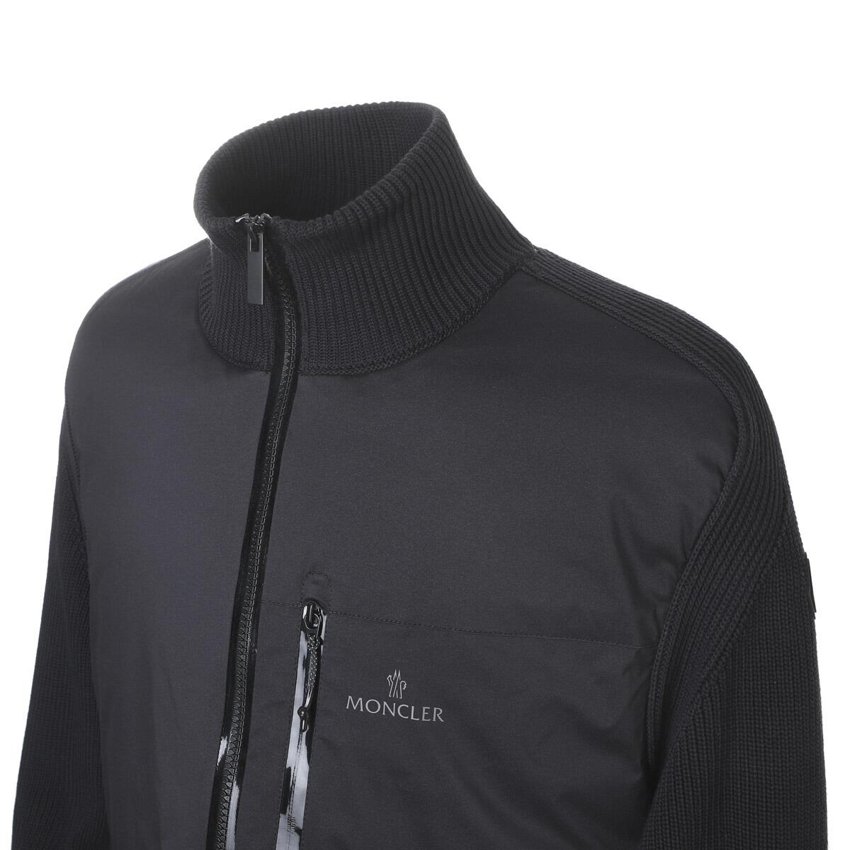 モンクレール MONCLER ジップアップ カーディガン ブラック 9b00006 m1393 999