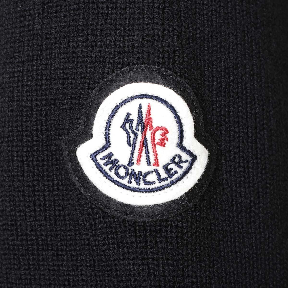 モンクレール MONCLER ダウン切り替え ジップアップ カーディガン ブラック メンズ 9b00006 m1122 999