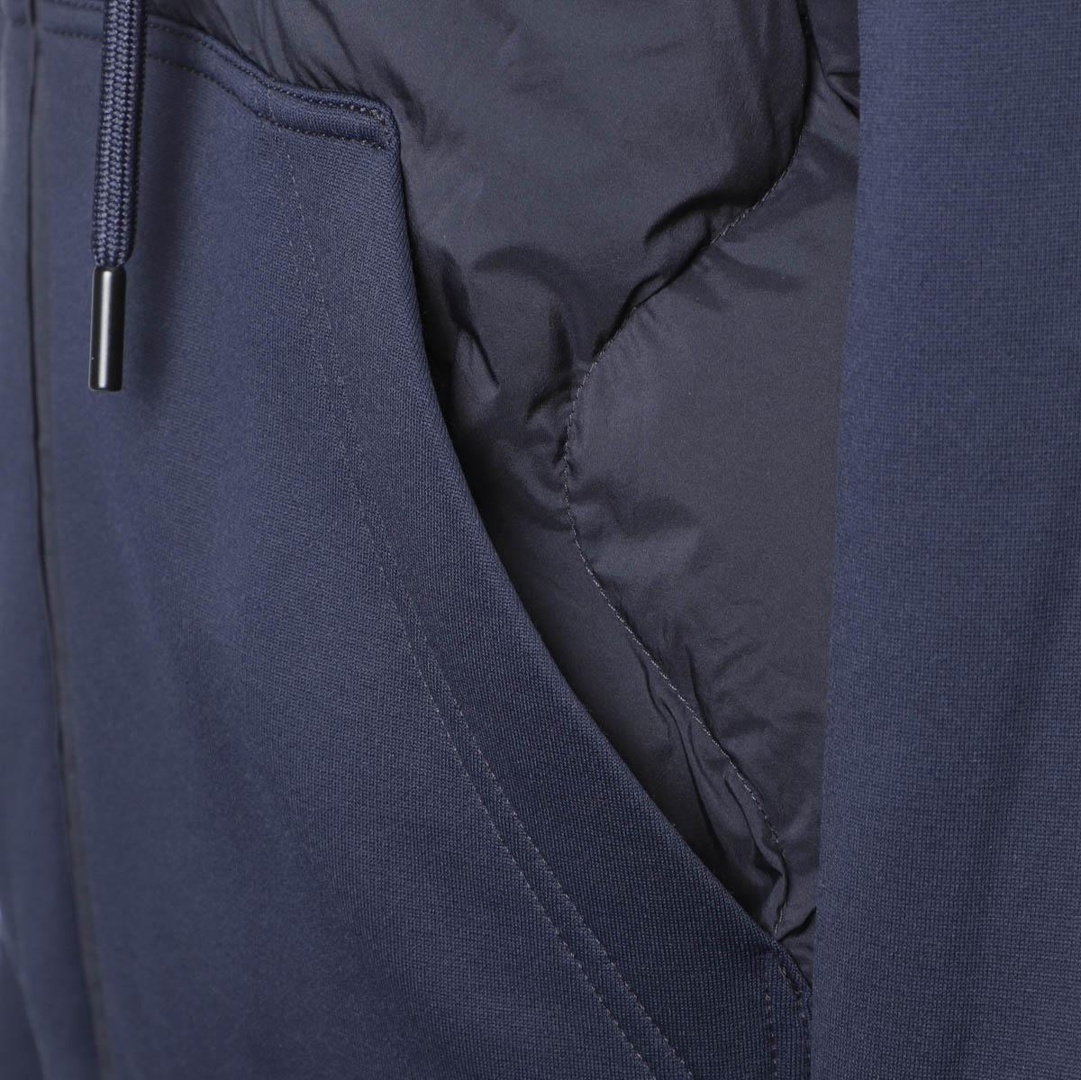 モンクレール MONCLER ダウン切り替え ジップアップパーカ ブルー 8g00013 899g9 778