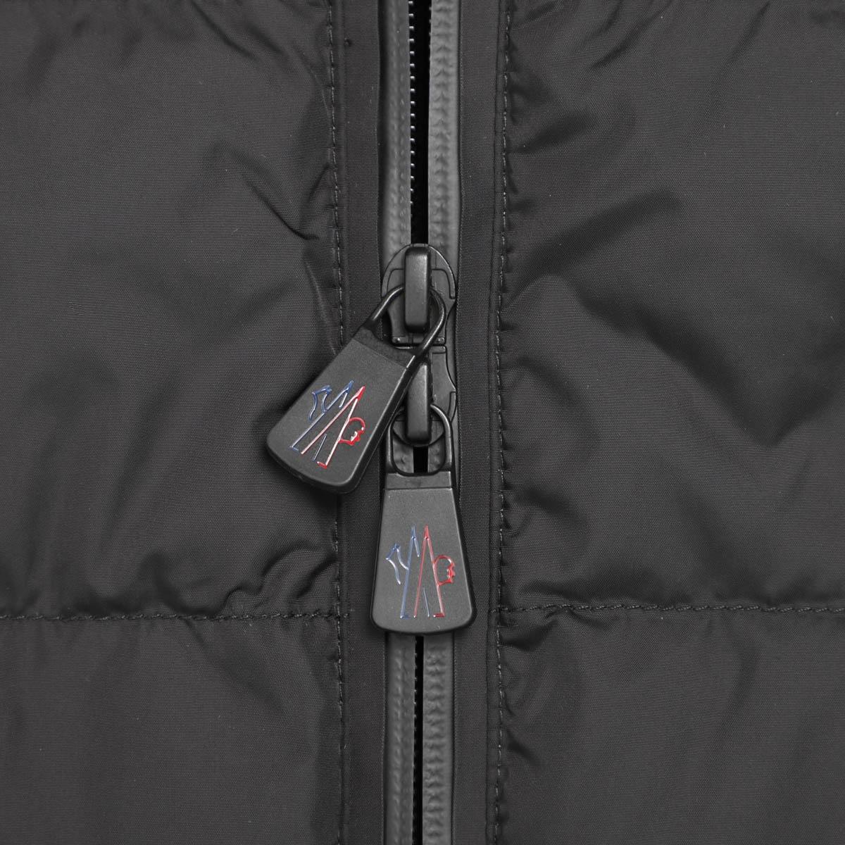 モンクレール グルノーブル MONCLER GRENOBLE ダウン切り替え ジップアップパーカ ブラック メンズ 8g00031 809ht 999