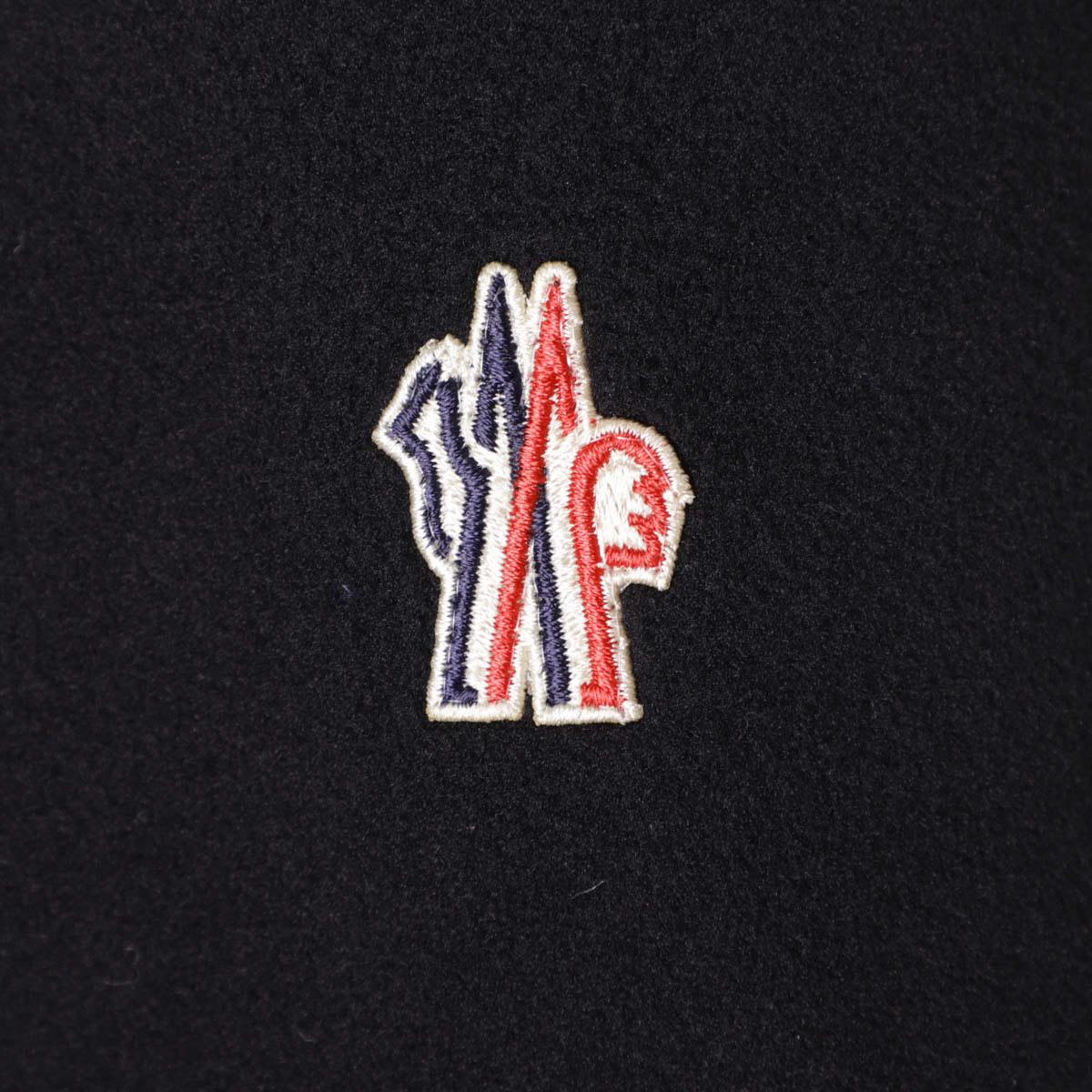 モンクレール グルノーブル MONCLER GRENOBLE ダウン切り替え ジップアップパーカ ブラック 8g00033 80093 999