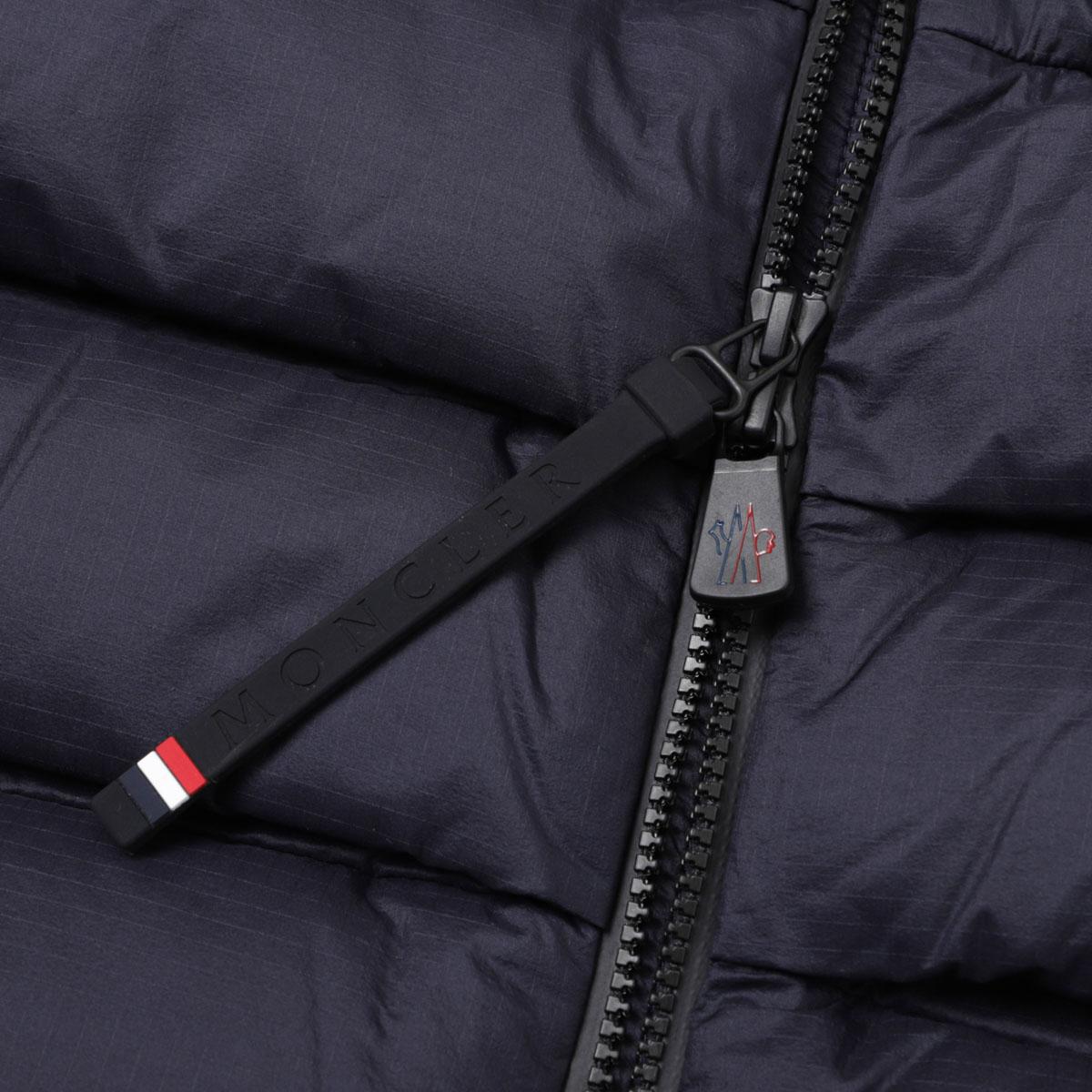 モンクレール グルノーブル MONCLER GRENOBLE ダウン切り替え ジップアップ カーディガン ブルー メンズ 8g00035 80093 77d
