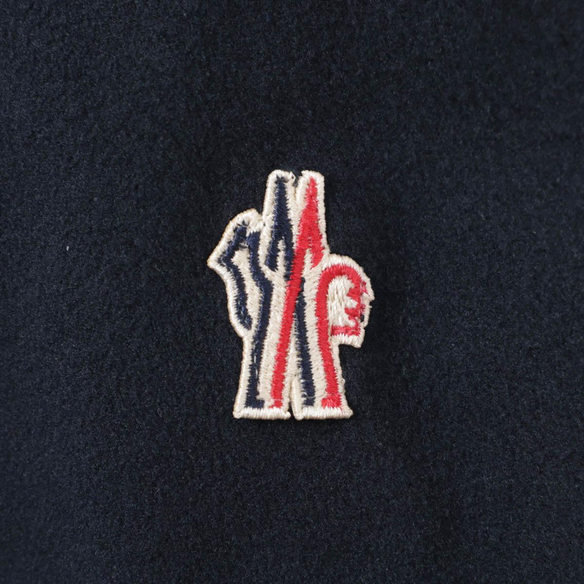 モンクレール グルノーブル MONCLER GRENOBLE ダウン切り替え ジップアップ カーディガン ブルー メンズ 8g00035 80093 77d