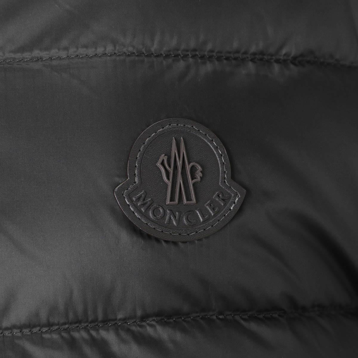 モンクレール MONCLER ダウン切り替え ジップアップパーカ ブラック メンズ 8g00035 809kz 999