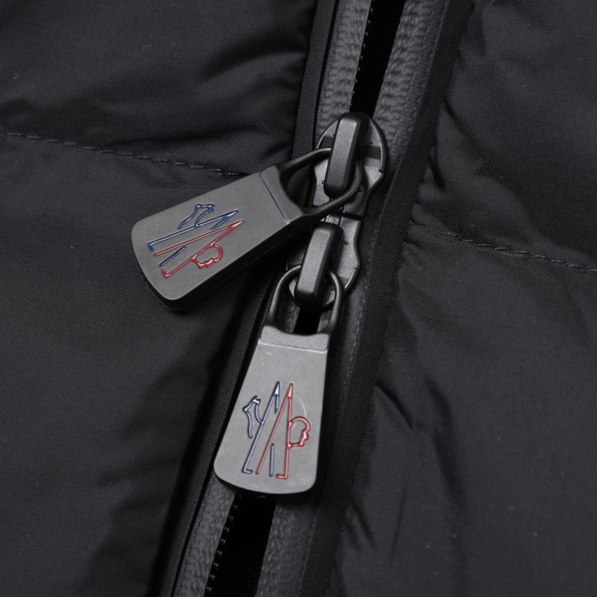 モンクレール グルノーブル MONCLER GRENOBLE ダウン切り替え ジップアップ カーディガン ブラック メンズ 9b00002 m1124 999