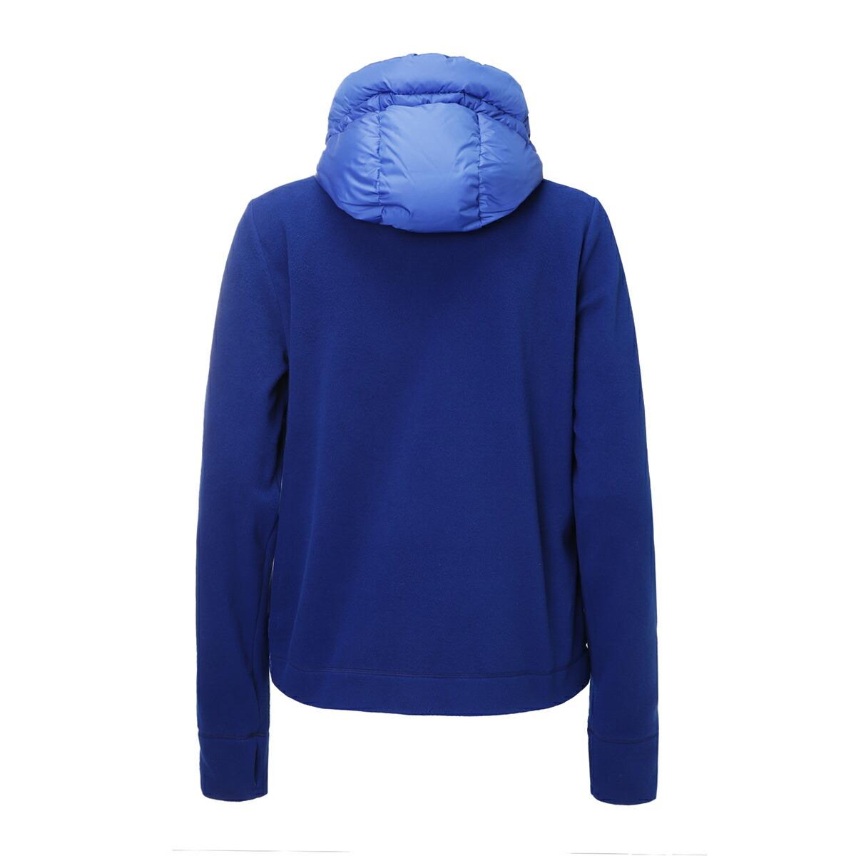 モンクレール グルノーブル MONCLER GRENOBLE ダウン切り替え ジップアップパーカ ブルー 8g00027 80093 755