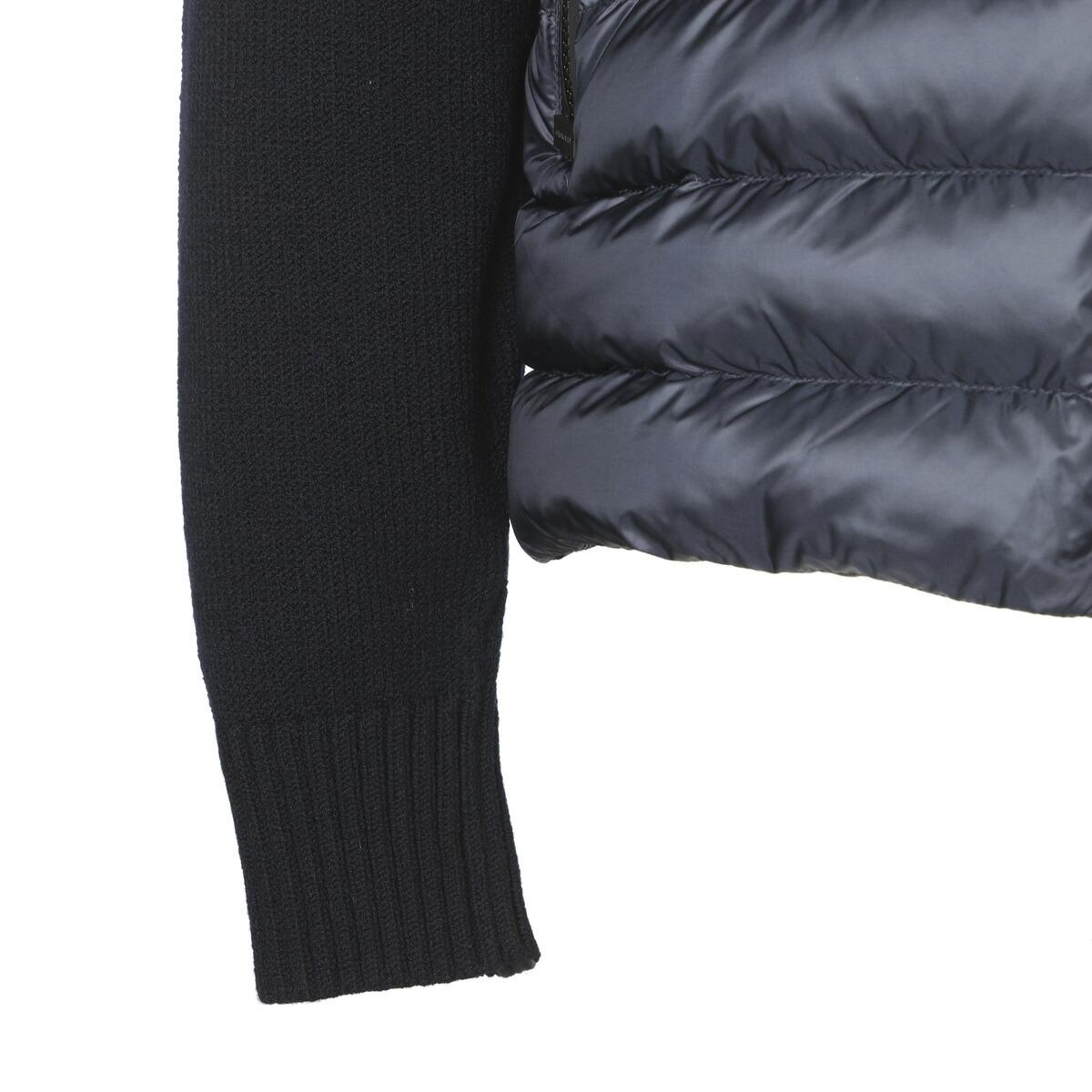 モンクレール グルノーブル MONCLER GRENOBLE ダウン切り替え ジップアップカーディガン ブルー メンズ 9b00004 94778 771