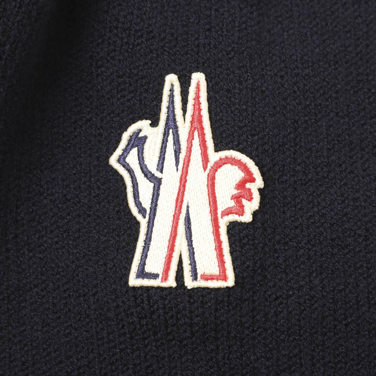 モンクレール グルノーブル MONCLER GRENOBLE ダウン切り替え ジップアップカーディガン ブルー メンズ 9b00004 94778 771