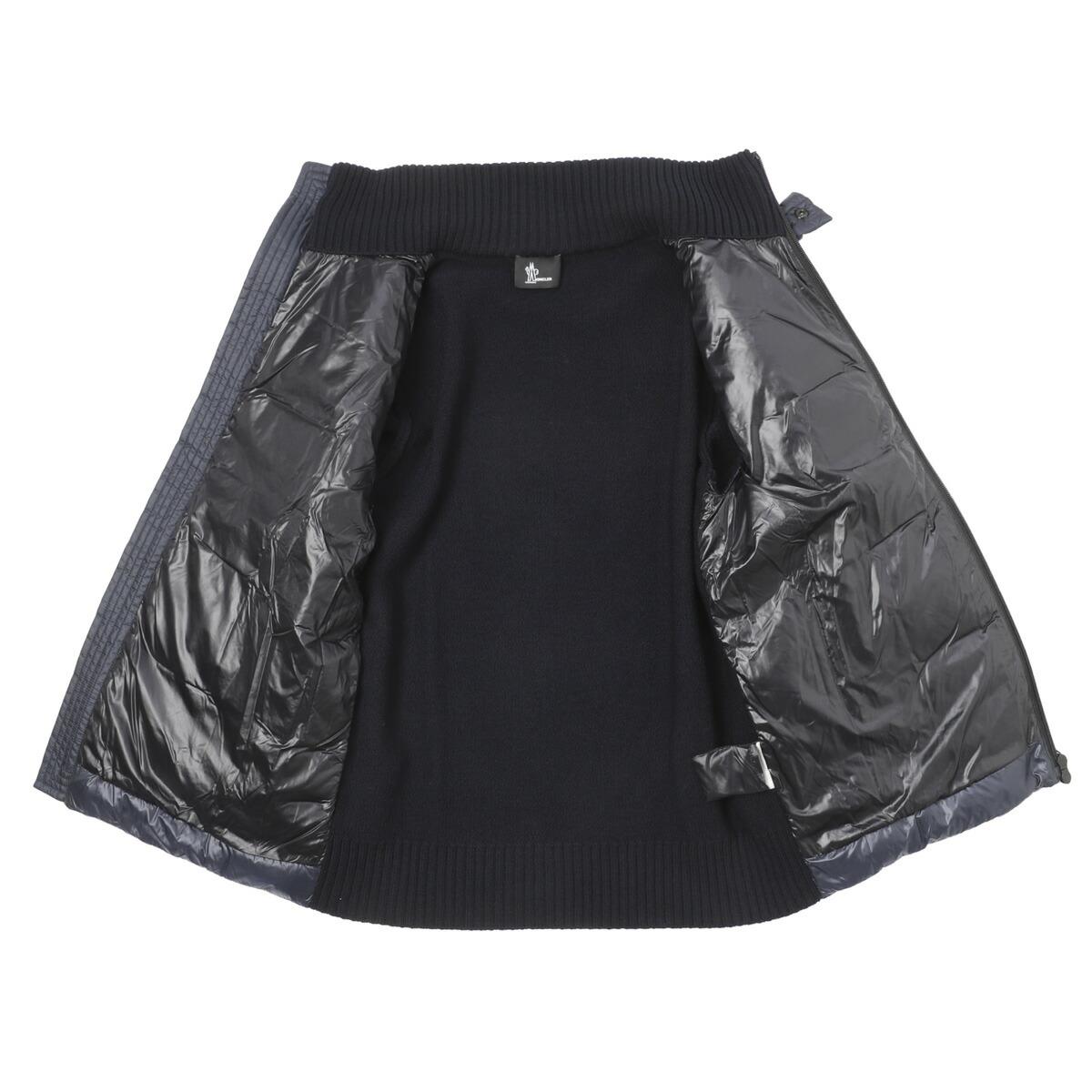 モンクレール グルノーブル MONCLER GRENOBLE ダウン切り替え ジップアップカーディガン ブルー メンズ 9b00004 94778 771