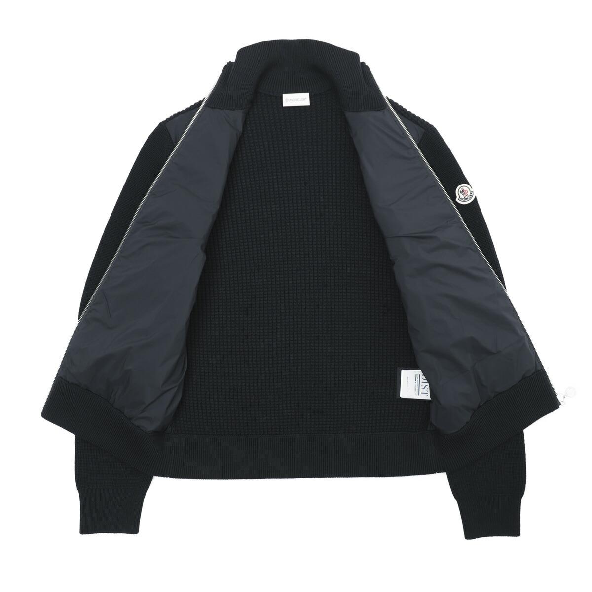 モンクレール MONCLER ダウン入りジップカーディガン パディング入りジップアップのカーディガン ブルー 9b00005 m1131 769