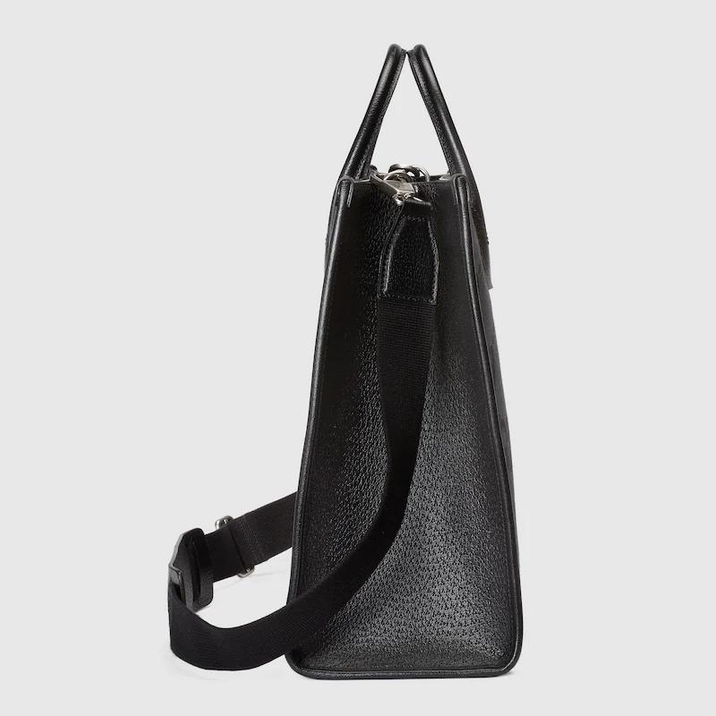 グッチ ジャンボGG ブラック ユニセックス キャンバス トートバッグ 678839 UKMDG 1000