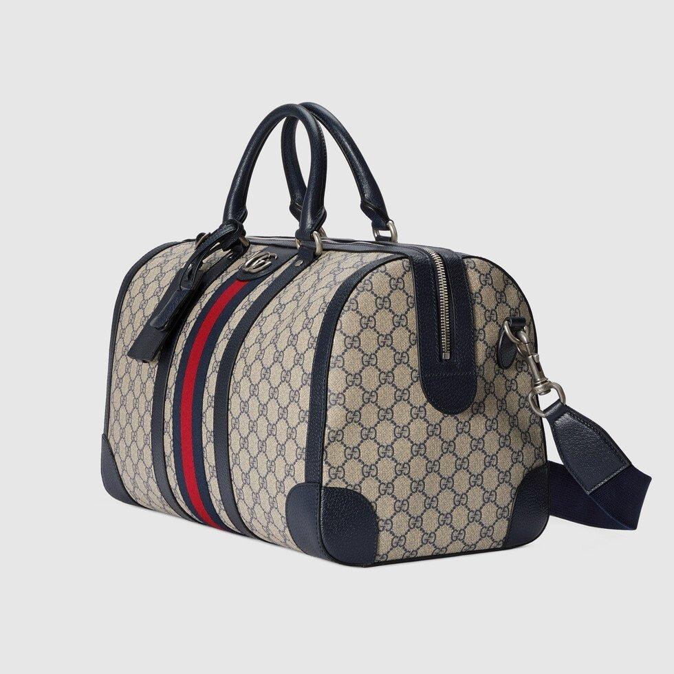 グッチ  Beige トラベルバッグ メンズ スモール サボイ 724642 9C2SN 4076