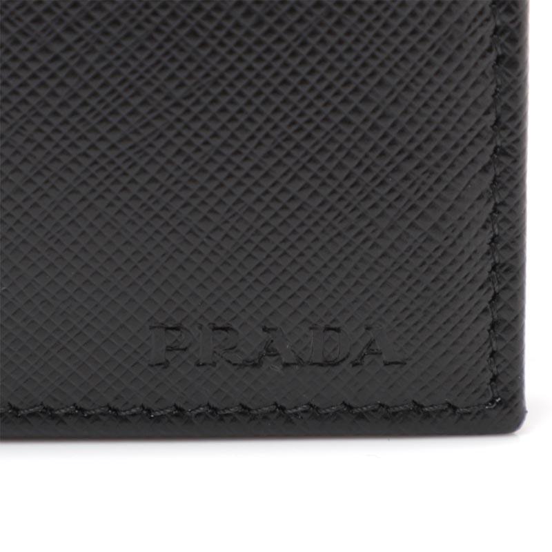 プラダ PRADA 2つ折り 財布 ブラック メンズ 2mo513 053 f0002